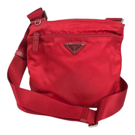 red prada mini bag|prada small nylon camera bag.